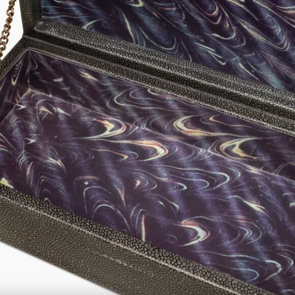 Sarreid Gatsburg Shagreen Box antique green-grey - Picture 5 of 12